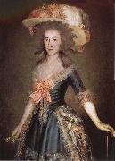 Francisco Goya Countess-Duchess of Benavente Sweden oil painting artist